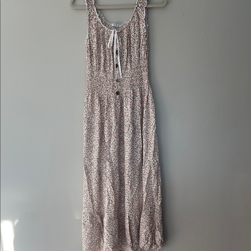 Ostoo Milkmaid Maxi Sleeveless Dress with Stretch Size XL